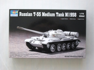 TRUMPETER 1/72 07282 RUSSIAN T-55 MEDIUM TANK M1958